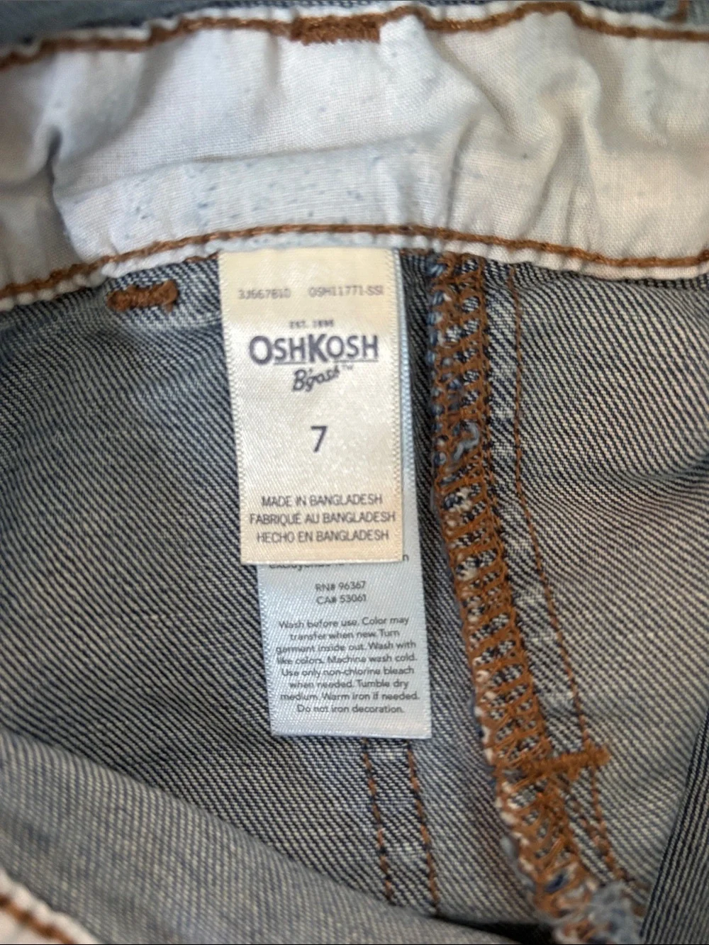 OshKosh B'gosh Denim Blue Kids Overalls